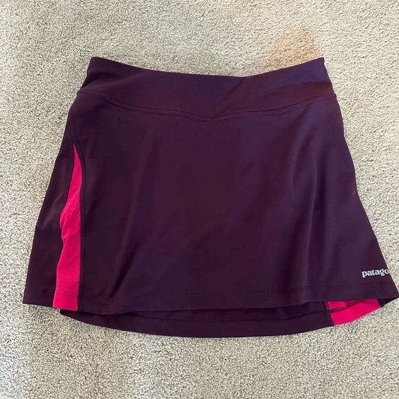 Patagonia Trail Running Skort Purple Pink Skort Size Small - Picture 2 of 3